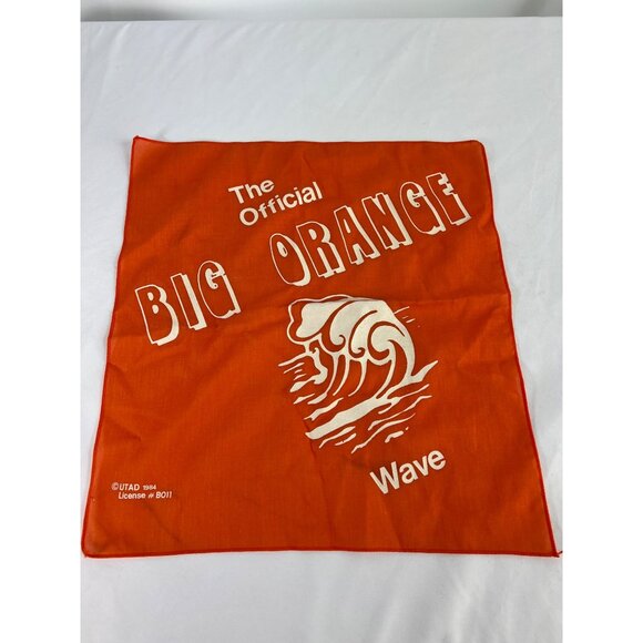 UTAD Other - 1984 Tennessee UT Vols BIG ORANGE WAVE Spirit Cloth Bandana